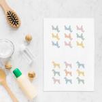 WFSM Schnauzer Kitchen Towels - Dog Mom Gifts, Decorative Hand Towels, 1624 Inches