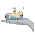 Old World Christmas Sleepy Doodle Dog Glass Blown Ornament for Christmas Tree, Handcrafted Holiday Decoration, Dog Collection