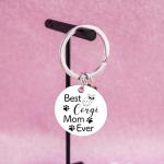UYBEPU Corgi Gifts for Men Women Funny Corgi Gifts for Dog Lovers Dog Lover Gift Corgis Keychain Unique Corgis Mom Gift Kawaii Dogs Butt Keyring Butt Stuff Best Dogs Mom Ever
