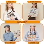 DOOX Corgi Makeup Bags with Lining, Funny Cosmetic Bags Pencil Pouch - Double-Sided Print - Double-Sided Print - Cute Birthday & Christmas Corgi Gifts for Daughter,Sister, Women