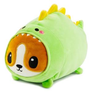 JOYIN Stuffed Animal, Kawaii Dinosaur Plush Toy, 11" Soft Plushie with Corgi Face, Cute Pillow for Kids and Adults, Birthday Surprise Gift for Boys and Girls, Gifts for Christmas