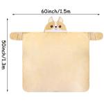 Moyel Corgi Blanket for Women Funny Cute Soft Warm Fluffy Fuzzy Wearable Blanket Hoodie Corgi Gifts for Corgi Lovers Mom Girlfriend Wife Friend Sister for Christmas Birthday
