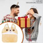 Moyel Corgi Blanket for Women Funny Cute Soft Warm Fluffy Fuzzy Wearable Blanket Hoodie Corgi Gifts for Corgi Lovers Mom Girlfriend Wife Friend Sister for Christmas Birthday