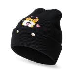 Corgi Dog Lover Beanie Winter Warm Cute Dog Embroidery Beanie with Greeting Card Gift Box for Women Men Gift Caring Corgi