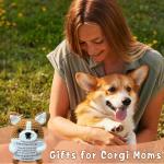 Zelaxeyi Corgi Gifts for Corgi Lovers,Positive Crochet Animals,Inspiring Mini Cute Corgis Decor Gifts for Good Friends