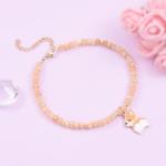 Melix Home Corgi Natural Stone Bracelets For Corgi Lovers Cute Gifts for Friends Women Sister Friendship Gift