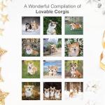 RED EMBER Corgis 2026 Wall Calendar 12 Month | 12" x 24" Open | Thick & Sturdy Paper | Holiday Gift | Cute Puppy Dog Calendar 2026