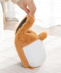 seemehappy Women Fuzzy Corgi Slippers Non-Slip Novelty Plush Animal Slippers Warm Comfy Bedroom House Shoes Gift-Brown