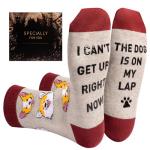 Sunia Birthday Gifts for Cat Dog Dad Mom, Cat Dog Pet Lovers Gifts for Women Men, Funny Socks for Christmas | Cozy Non-Slip Novelty Socks with Gift Box
