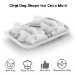 Nax Caki Corgi Dog gifts 3D Ice Cube Mold Fun Shapes, Large Craft Ice Mold, Big Dog Ice Cube Trays for Whiskey Cocktails Bourbon