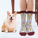 Sunia Birthday Gifts for Cat Dog Dad Mom, Cat Dog Pet Lovers Gifts for Women Men, Funny Socks for Christmas | Cozy Non-Slip Novelty Socks with Gift Box