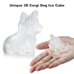 Nax Caki Corgi Dog gifts 3D Ice Cube Mold Fun Shapes, Large Craft Ice Mold, Big Dog Ice Cube Trays for Whiskey Cocktails Bourbon
