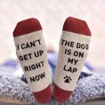 Sunia Birthday Gifts for Cat Dog Dad Mom, Cat Dog Pet Lovers Gifts for Women Men, Funny Socks for Christmas | Cozy Non-Slip Novelty Socks with Gift Box