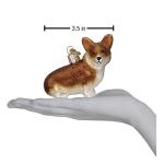 Old World Christmas Pembroke Welsh Corgi Glass Blown Ornament for Christmas Tree, Handcrafted Holiday Decoration, Dog Collection