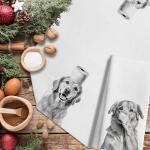 LUKIPOM Funny Golden Retriever Bathroom Hand Towels Set of 2, Golden Retriever Gifts, Golden Retriever Gifts for Women, Dog Bathroom Decor,16x24 Inch