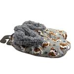 Pit Bull Super Soft Slippers - E&S Pets - Pit Bull Gifts - Cozy House Slippers - Non Skid Bottom - One Size Fits Most - Sherpa Slipper - Pet Lover Gifts For Men And Women