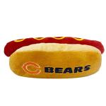 Chicago Bears Plush Hot Dog Squeak Toy