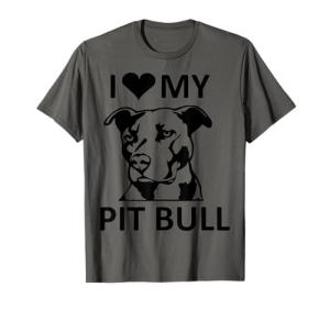 I Love My Pitbull T-Shirt