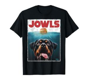 Funny Rottweiler Jowls Dog Mom T-Shirt