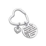 Yorkie Mom Jewelry and Keychain Set