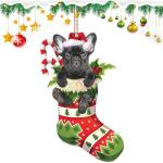 Cute French Bulldog Christmas Ornament for Tree