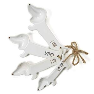 Cute Dog-Themed Measuring Cups and Spoons Set