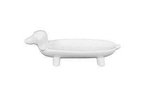White Ceramic Pet Bowl for Dogs