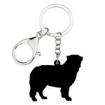 Acrylic Australian Shepherd Keychain for Dog Lovers