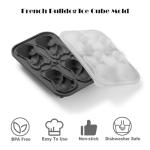 French Bulldog Ice Cube Mold - Fun 4 Hole Tray