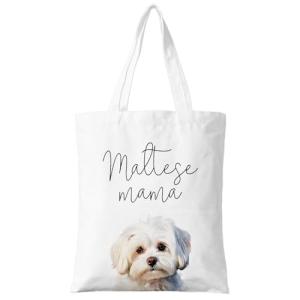 Maltese Mama Tote Bag for Dog Lovers