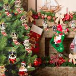 Cute French Bulldog Christmas Ornament for Tree