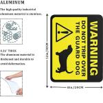 Funny Basset Hound Guard Dog Metal Sign