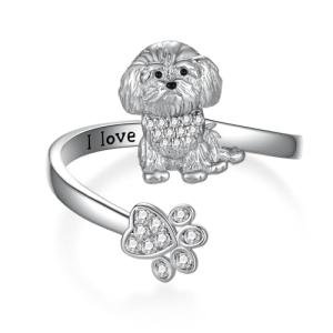 Adjustable 925 Sterling Silver Maltese Ring