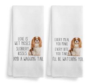 Cavalier King Charles Spaniel Kitchen Towel Set