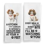 Cavalier King Charles Spaniel Kitchen Towel Set