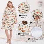 Cozy Oversized Hooded Blanket for Adults