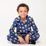 Cozy Flannel Pajamas for Boys - Multi-Team Design