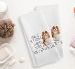 Cavalier King Charles Spaniel Kitchen Towel Set