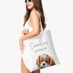 Cavalier King Charles Tote Bag for Dog Moms