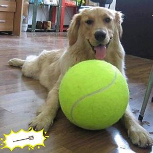 Oversized 9.5" Dog Tennis Ball for Fun Play