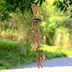 Poodle Wind Chimes - Outdoor Garden Decor