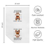 Funny Yorkie Hand Towels for Dog Lovers