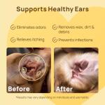 Dog Ear Wipes for Itching Relief & Cleanliness