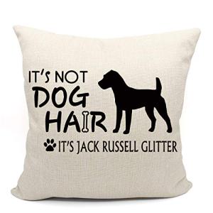 Jack Russell Terrier Throw Pillow Cover 18x18