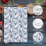 Blue and White Golden Retriever Kitchen Towels