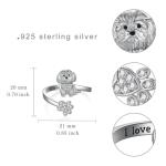 Adjustable 925 Sterling Silver Maltese Ring