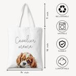 Cavalier King Charles Tote Bag for Dog Moms