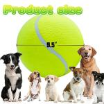 Oversized 9.5" Dog Tennis Ball for Fun Play