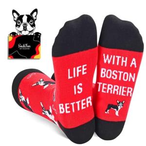 Funny Boston Terrier Socks for Dog Lovers