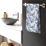 Blue and White Golden Retriever Kitchen Towels